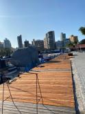 Galeria de Fotos - Reforma no píer sul