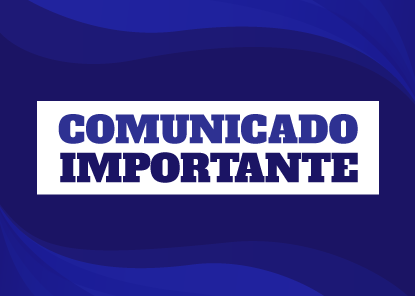 COMUNICADO IMPORTANTE - Disposição de vagas