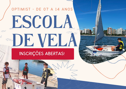 Escola de Vela - Inscrições abertas 